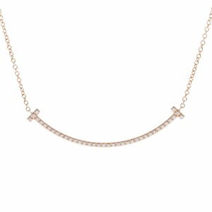 TIFFANY Smile Necklace Pink Gold